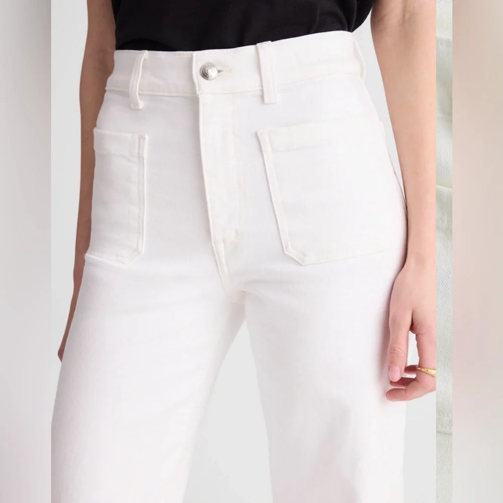 Madewell The Emmy Wide-Leg Jean in Super Stretch Denim Women’s Size 23 Brand New - Picture 5 of 6